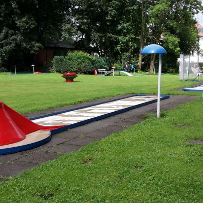 Ein Kiosk für den süßen Snack zwischendurch - Mini-Golf in Lübeck