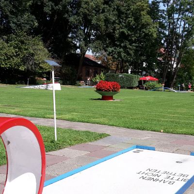 Ein Kiosk für den süßen Snack zwischendurch - Mini-Golf in Lübeck