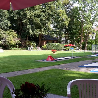 Ein Kiosk für den süßen Snack zwischendurch - Mini-Golf in Lübeck