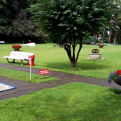 Ein Kiosk für den süßen Snack zwischendurch - Mini-Golf in Lübeck